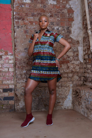 Ladies - NANDI Shirt Dress - Mutapa 