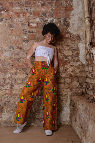 RANA Pallazo Pants - Mutapa 