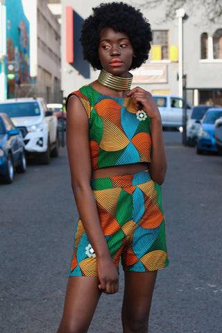 Ladies - Khandiswa Crop Top.2 - Mutapa 