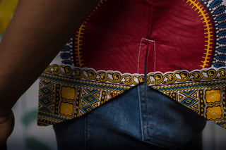 Mens - White Dashiki T-Shirt - Mutapa 