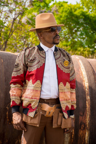 Mens - DAHOMEY Summer | Luxe Edition | Bomber Jacket - Mutapa 