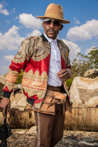 Mens - DAHOMEY Summer | Luxe Edition | Bomber Jacket - Mutapa 