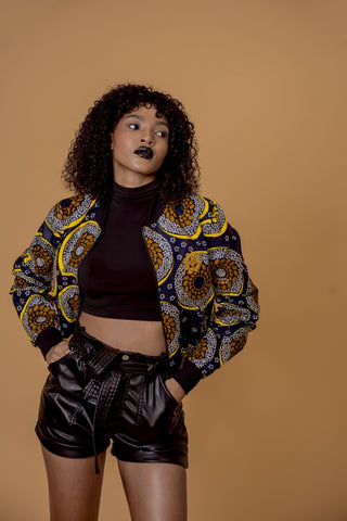 Ladies - Nomhle Summer Bomber Jacket - Mutapa 