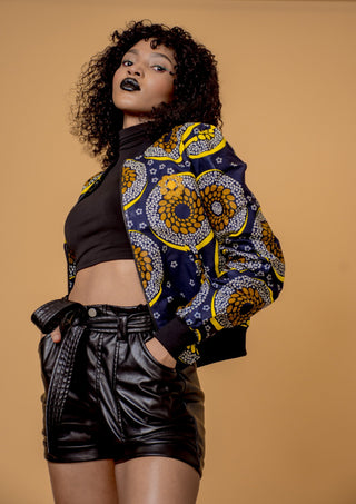 Ladies - Nomhle Summer Bomber Jacket - Mutapa 