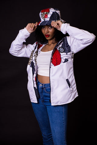 Ladies - ANU Windbreaker & Bucket hat Combo - Mutapa 